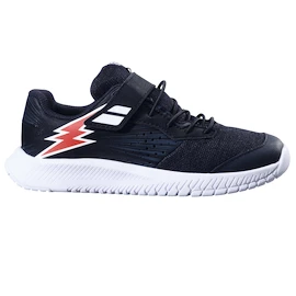 Otroška obutev za tenis Babolat Pulsion All Court Kid Black/Fiesta Red