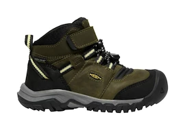 Otroška obutev za uporabo na prostem Keen Flex Mid Wp Dark Olive/Dusky Citron