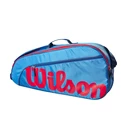 Otroška torba za loparje Wilson  Junior 3 Pack Blue/Orange