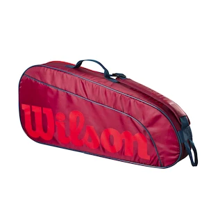 Otroška torba za loparje Wilson  Junior 3 Pack Red/Infrared