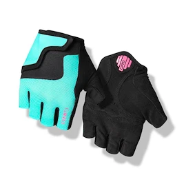 Otroške kolesarske rokavice Giro Bravo Jr Screaming Teal/Neon Pink