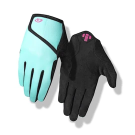 Otroške kolesarske rokavice Giro DND Jr II Screaming Teal/Neon Pink