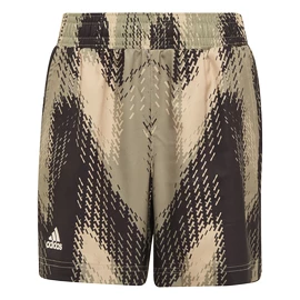 Otroške kratke hlače adidas Boys Printed Short Beige/Black/Olive