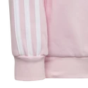 Otroški pulover adidas  Essentials 3-Stripes Crew Neck Clear Pink