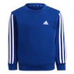 Otroški pulover adidas  Essentials 3-Stripes Crew Neck Royal Blue 104 cm