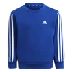 Otroški pulover adidas  Essentials 3-Stripes Crew Neck Royal Blue