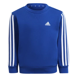 Otroški pulover adidas Essentials 3-Stripes Crew Neck Royal Blue