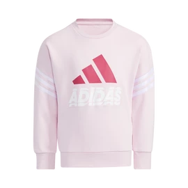 Otroški pulover adidas Graphic Crew Neck Clear Pink