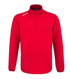 Otroški pulover CCM LOCKER ROOM FLEECE 1/4 ZIP Red