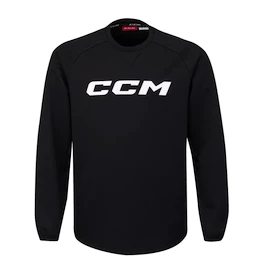 Otroški pulover CCM LOCKER ROOM FLEECE CREW Black