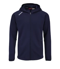 Otroški pulover CCM LOCKER ROOM FLEECE FULL ZIP HOODIE true navy