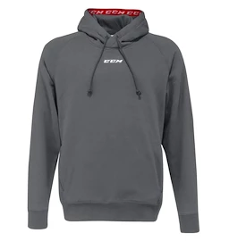 Otroški pulover CCM Team Fleece Pullover Hoodie Dark Grey