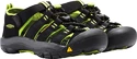 Otroški sandali Keen Newport H2 JR Black/Lime Green