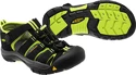 Otroški sandali Keen Newport H2 K Black/Lime Green