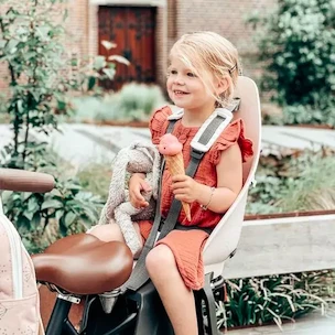 Otroški sedež za kolo Urban Iki Rear seat Carrier mounting Sakura Pink/Sakura Pink