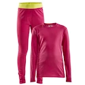 Otroški termo komplet Craft  Core Warm Baselayer Junior pink  110 cm