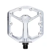 Pedala s platformo Crankbrothers  Stamp 7 Large High Polish Silver