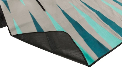 Podloga Easy Camp  Backgammon Picnic Rug Black & Grey