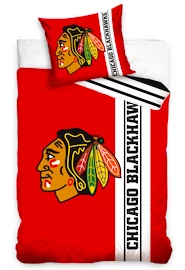 Posteljnina Official Merchandise Chicago Blackhawks Belt 135 x 200 cm + 80 x 80 cm