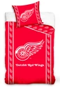 Posteljnina Official Merchandise NHL Bed Linen NHL Detroit Red Wings Stripes