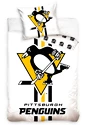 Posteljnina Official Merchandise NHL Bed Linen NHL Pittsburgh Penguins White