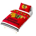 Posteljnina Official Merchandise  NHL Chicago Blackhawks 140x200/70x90 cm