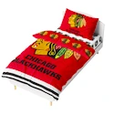 Posteljnina Official Merchandise  NHL Chicago Blackhawks 140x200/70x90 cm