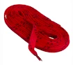 Povoskane vezalke za hokej Sportstape Solid Red Double Tracer Waxed Lace 70S Red