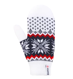 Rokavice Kama Pletené Merino R109 white