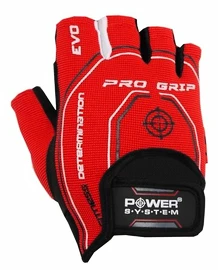 Rokavice za fitnes Power System Fitness Rukavice Pro Grip Evo Červené