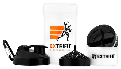 Shaker Extrifit  Šejkr se zásobníky 600 ml + 150 ml + 200 ml