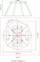 Šotor Coleman  Cortes Octagon 8