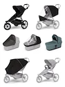 Športni voziček Thule Urban Glide 3 Black + Bassinet Mid blue SET 7in1