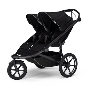 Športni voziček Thule Urban Glide 3 Double Black + 2x Varnostni ročaj + Zaščita pred dežjem + Mreža proti komarjem