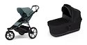 Športni voziček Thule Urban Glide 3 Mid blue + Bassinet Black