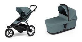 Športni voziček Thule Urban Glide 3 Mid blue + Bassinet Mid blue