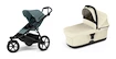 Športni voziček Thule Urban Glide 3 Mid blue + Bassinet Soft beige