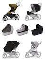 Športni voziček Thule Urban Glide 3 Nutria green + Bassinet Black SET 7in1