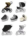 Športni voziček Thule Urban Glide 3 Nutria green + Bassinet Soft beige SET 7in1