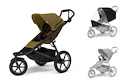 Športni voziček Thule Urban Glide 3 Nutria green + Varnostni ročaj + Zaščita pred dežjem