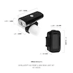 Sprednja + zadnja luč za kolo Blackburn  Dayblazer 550 + Grid Rear USB-C (Set)