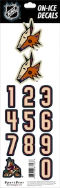 Številke za čelado Sportstape ALL IN ONE HELMET DECALS - ARIZONA COYOTES - DARK HELMET