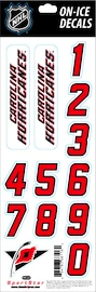 Številke za čelado Sportstape ALL IN ONE HELMET DECALS - CAROLINA HURRICANES