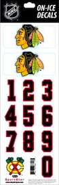 Številke za čelado Sportstape ALL IN ONE HELMET DECALS - CHICAGO BLACKHAWKS