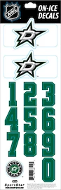 Številke za čelado Sportstape ALL IN ONE HELMET DECALS - DALLAS STARS