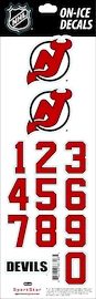 Številke za čelado Sportstape ALL IN ONE HELMET DECALS - NEW JERSEY DEVILS