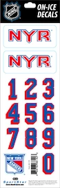 Številke za čelado Sportstape ALL IN ONE HELMET DECALS - NEW YORK RANGERS