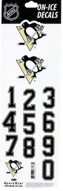 Številke za čelado Sportstape ALL IN ONE HELMET DECALS - PITTSBURGH PENGUINS