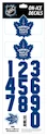 Številke za čelado Sportstape  ALL IN ONE HELMET DECALS - TORONTO MAPLE LEAFS