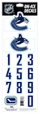 Številke za čelado Sportstape  ALL IN ONE HELMET DECALS - VANCOUVER CANUCKS